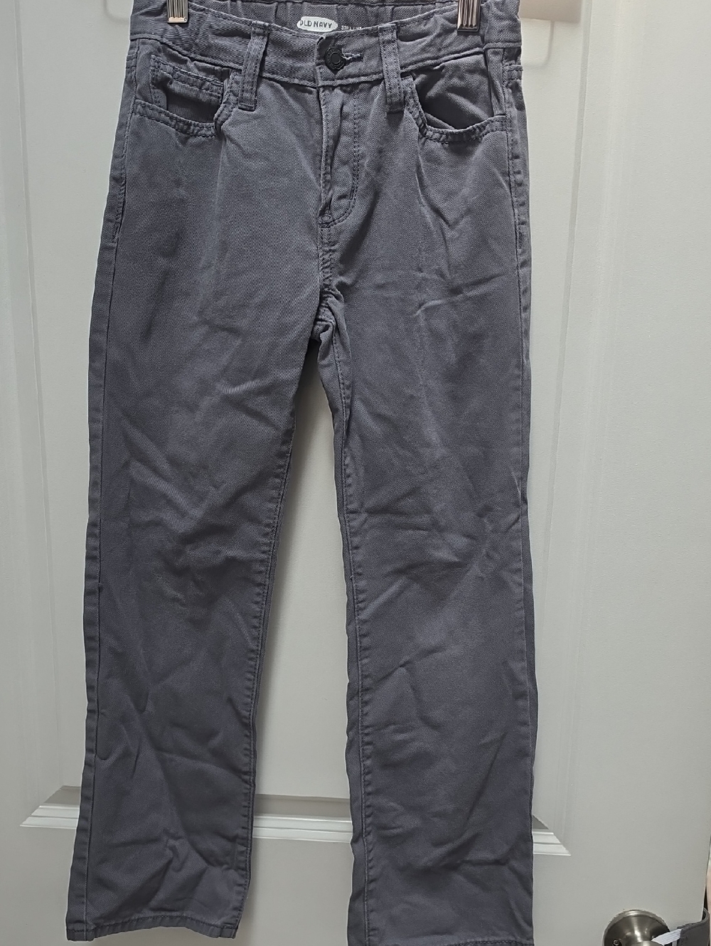 Old Navy Boys Gray Straight Jeans